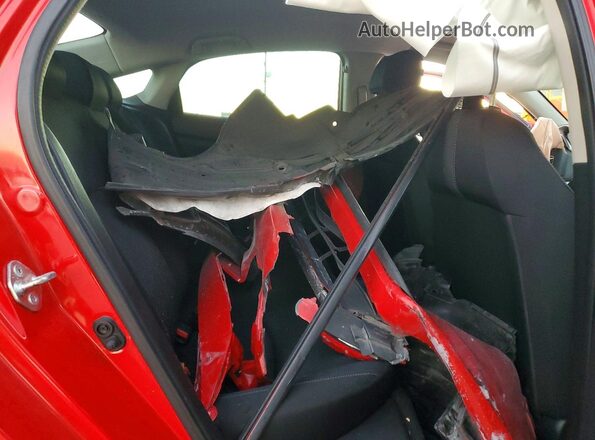 2HGFC2F62KH527840 2019 HONDA CIVIC Red Vista de los asientos traseros
