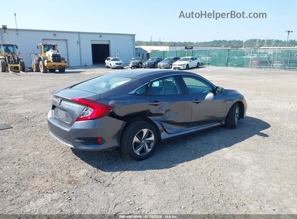 2HGFC2F62KH541852 2019 HONDA CIVIC Gray Trasero derecho