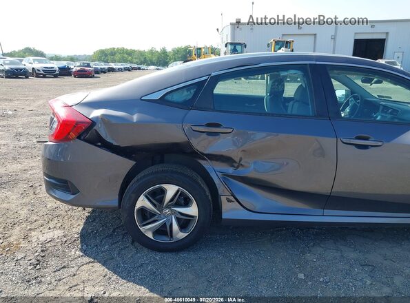 2HGFC2F62KH541852 2019 HONDA CIVIC Gray Vista frontal