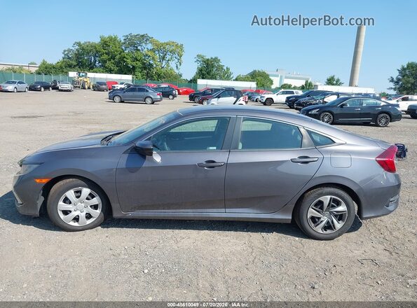 2HGFC2F62KH541852 2019 HONDA CIVIC Gray Vista interior de 360 grados