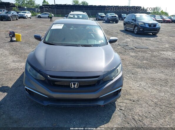2HGFC2F62KH541852 2019 HONDA CIVIC Gray Vista del cuadro de instrumentos