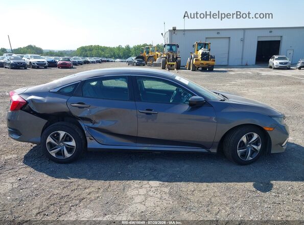 2HGFC2F62KH541852 2019 HONDA CIVIC Gray Vista interior trasera