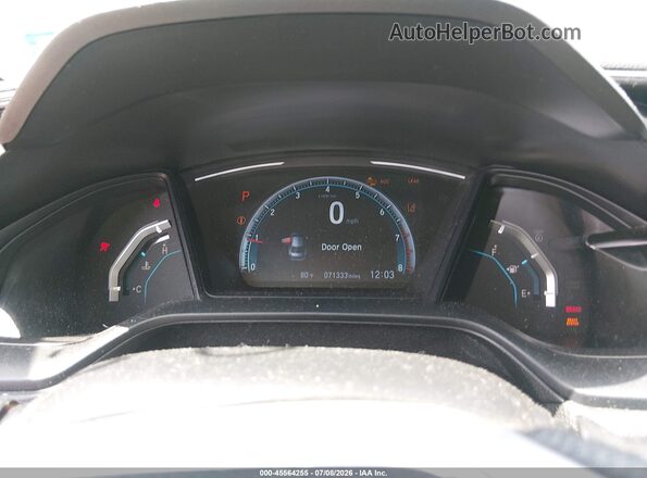 2HGFC2F62KH543200 2019 HONDA CIVIC Red Вид задніх сидінь