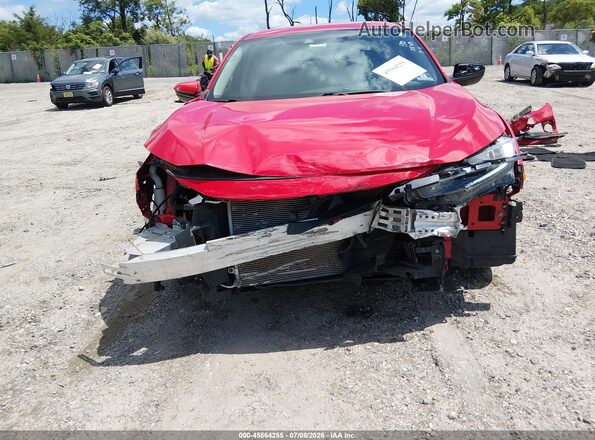 2HGFC2F62KH543200 2019 HONDA CIVIC Red Вид задньої частини салону