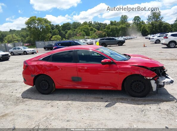 2HGFC2F62KH543200 2019 HONDA CIVIC Red Панорамний вид салону 360°