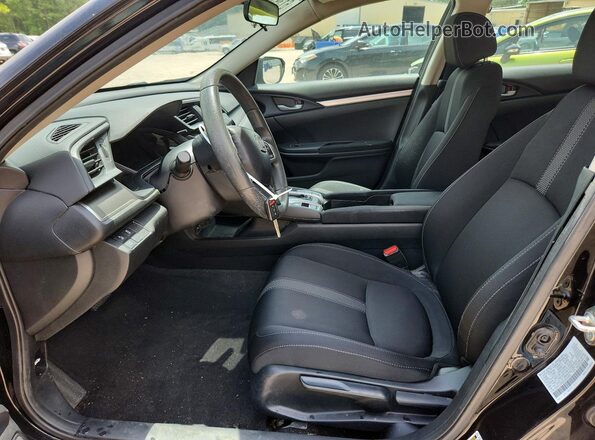 2HGFC2F62LH535308 2020 HONDA CIVIC Black Front interior view