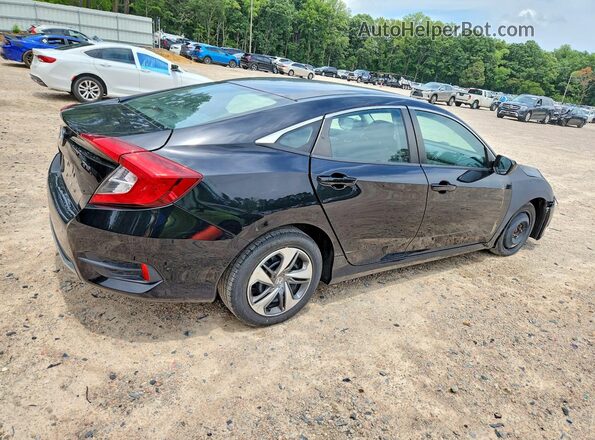 2HGFC2F62LH535308 2020 HONDA CIVIC Black Rear right