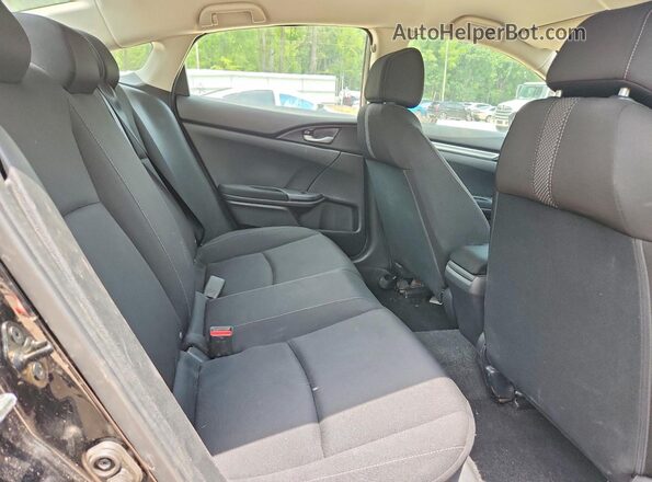 2HGFC2F62LH535308 2020 HONDA CIVIC Black Rear seats view