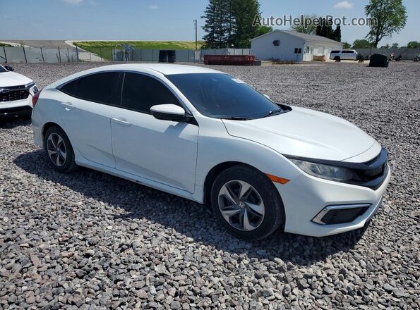 2HGFC2F62LH551279 2020 HONDA CIVIC White Przód prawy