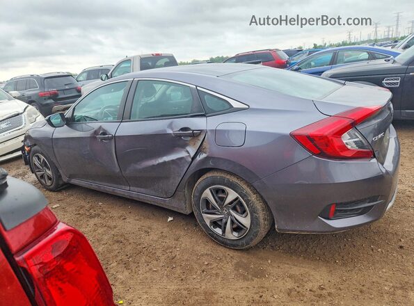 2HGFC2F62MH514220 2021 HONDA CIVIC Gray Задня ліва чверть