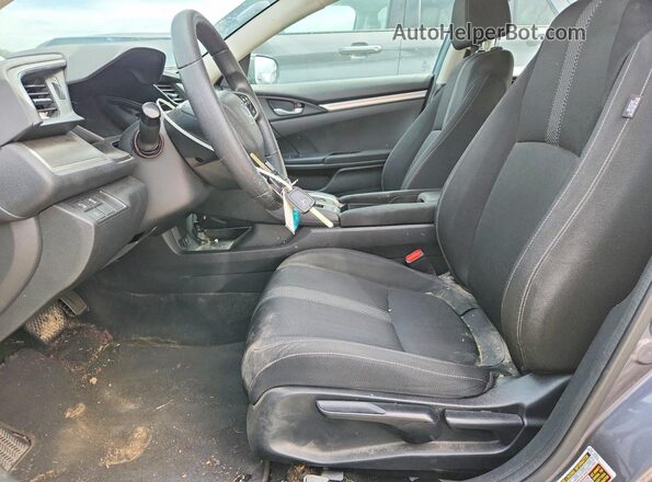 2HGFC2F62MH514220 2021 HONDA CIVIC Gray Вид салону спереду