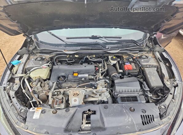 2HGFC2F62MH514220 2021 HONDA CIVIC Gray Вид задньої частини салону