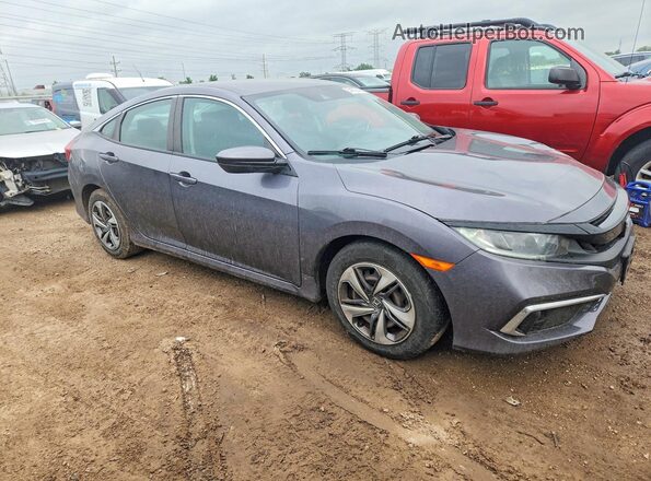 2HGFC2F62MH514220 2021 HONDA CIVIC Gray Передня права чверть