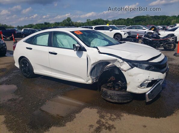 2HGFC2F63KH516054 2019 HONDA CIVIC White Przód prawy