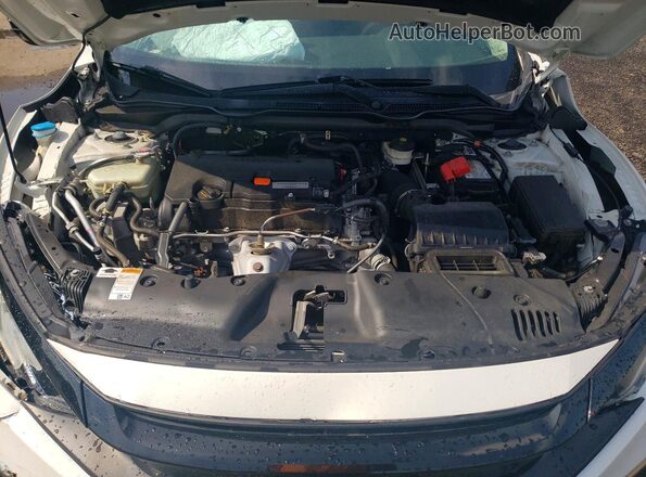 2HGFC2F63KH516054 2019 HONDA CIVIC White Widok wnętrza z tyłu