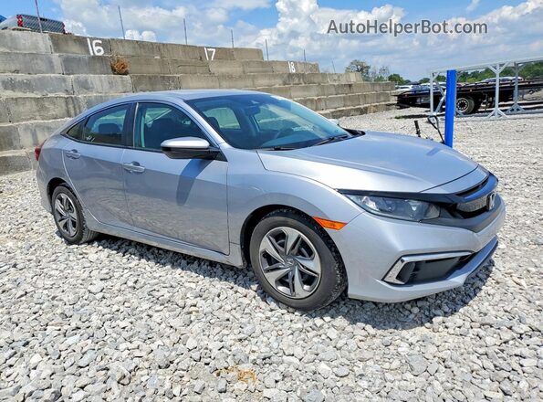 2HGFC2F63KH526678 2019 HONDA CIVIC Silver Передня права чверть
