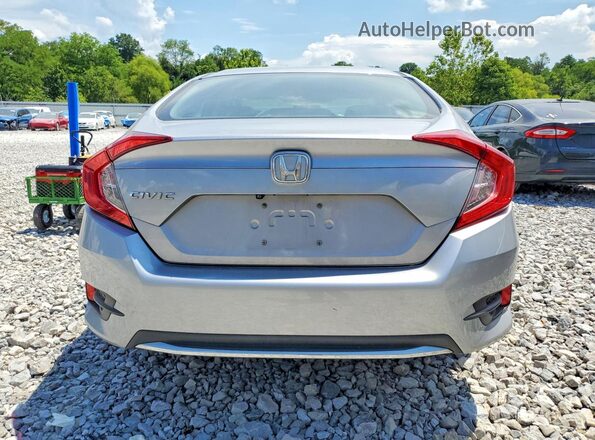 2HGFC2F63KH526678 2019 HONDA CIVIC Silver Вид ззаду