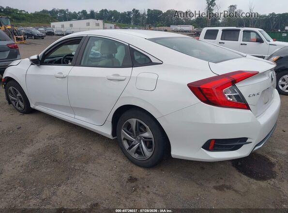 2HGFC2F63KH555825 2019 HONDA CIVIC White Հետևի ձախ