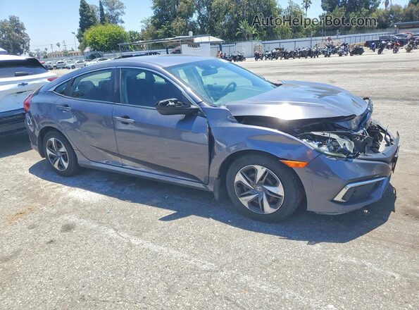2HGFC2F63KH558403 2019 HONDA CIVIC Gray წინა მარჯვენა