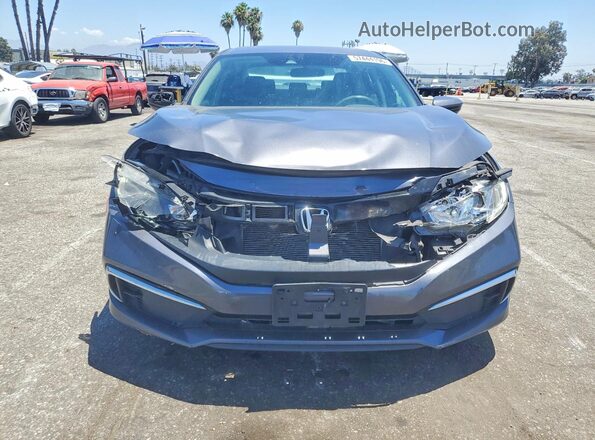 2HGFC2F63KH558403 2019 HONDA CIVIC Gray წინა ხედი