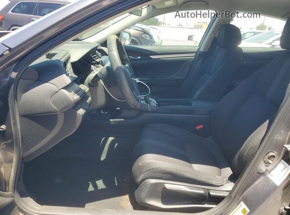 2HGFC2F63KH558403 2019 HONDA CIVIC Gray წინა სალონის ხედი