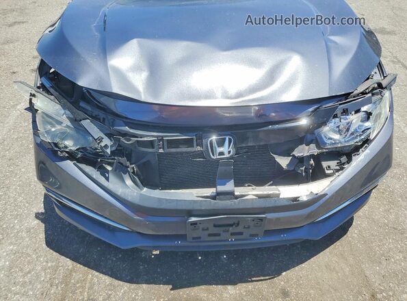2HGFC2F63KH558403 2019 HONDA CIVIC Gray უკანა სალონის ხედი