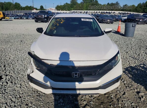 2HGFC2F63KH560779 2019 HONDA CIVIC White Դիմացի տեսք
