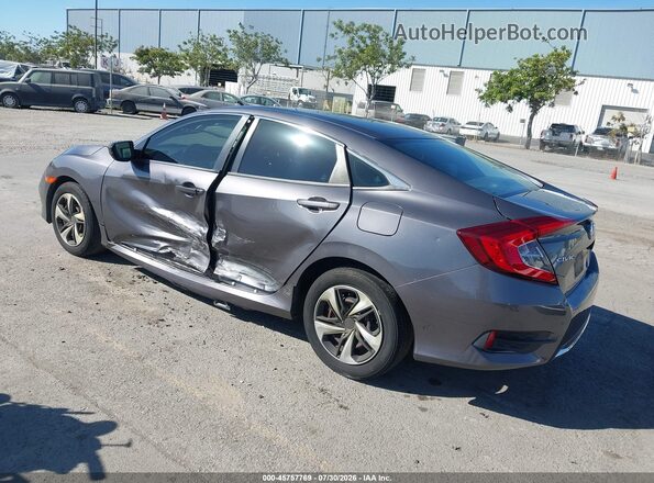 2HGFC2F63KH576318 2019 HONDA CIVIC Gray უკანა მარცხენა