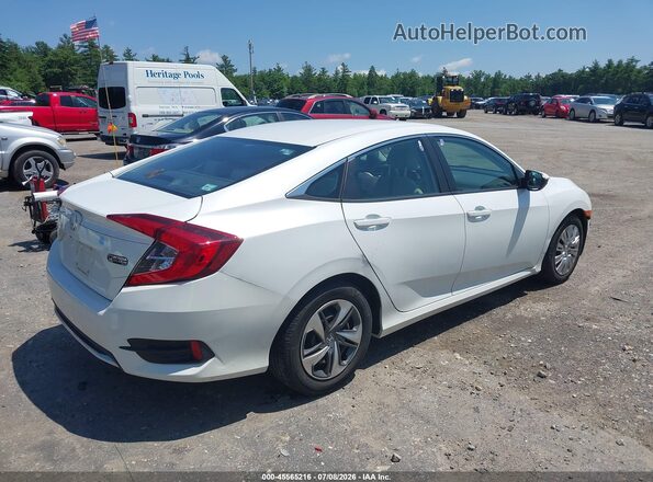 2HGFC2F63LH537455 2020 HONDA CIVIC White Trasero derecho