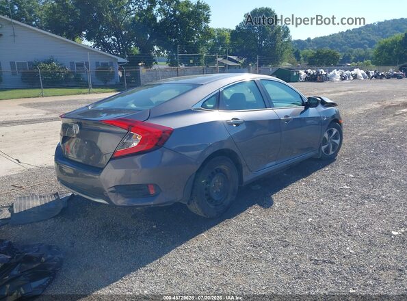 2HGFC2F63LH537939 2020 HONDA CIVIC Gray უკანა მარჯვენა