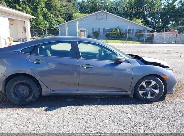 2HGFC2F63LH537939 2020 HONDA CIVIC Gray სალონის 360-გრადუსიანი ხედი