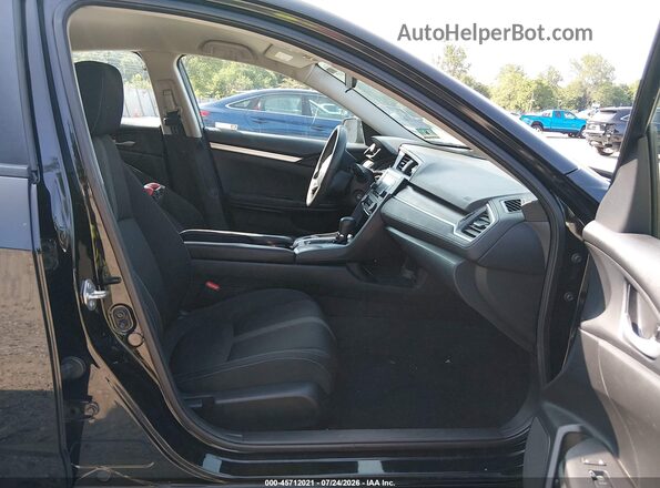 2HGFC2F63LH569113 2020 HONDA CIVIC Black Вид салону спереду