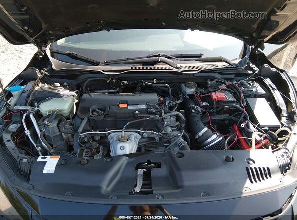 2HGFC2F63LH569113 2020 HONDA CIVIC Black Вид ззаду