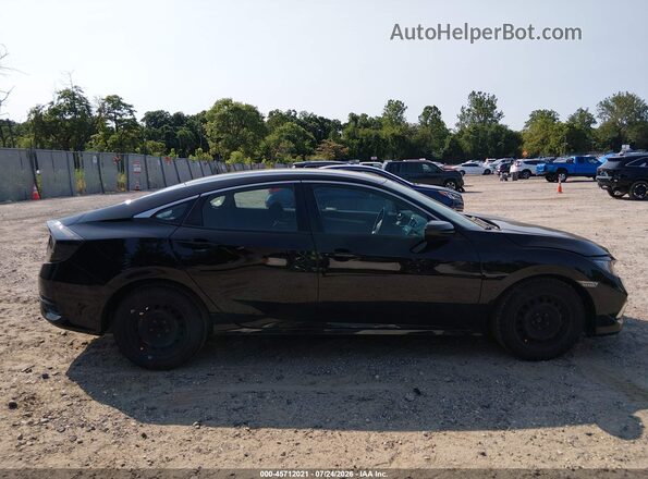 2HGFC2F63LH569113 2020 HONDA CIVIC Black Вид задньої частини салону