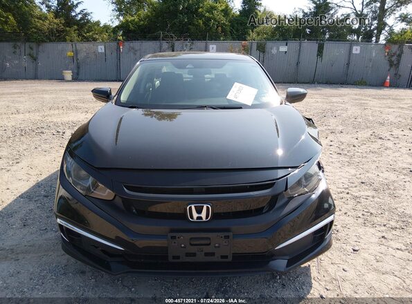 2HGFC2F63LH569113 2020 HONDA CIVIC Black Вид щитка приладів