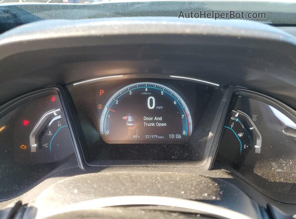 2HGFC2F63LH569709 2020 HONDA CIVIC Silver Instrument cluster view