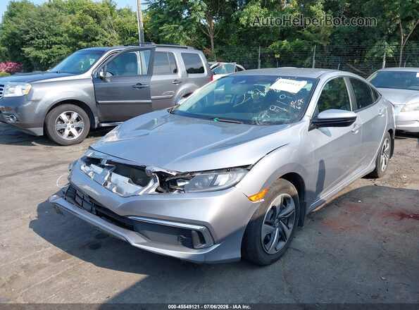 2HGFC2F63LH591919 2020 HONDA CIVIC Серебряный Передняя левая четверть