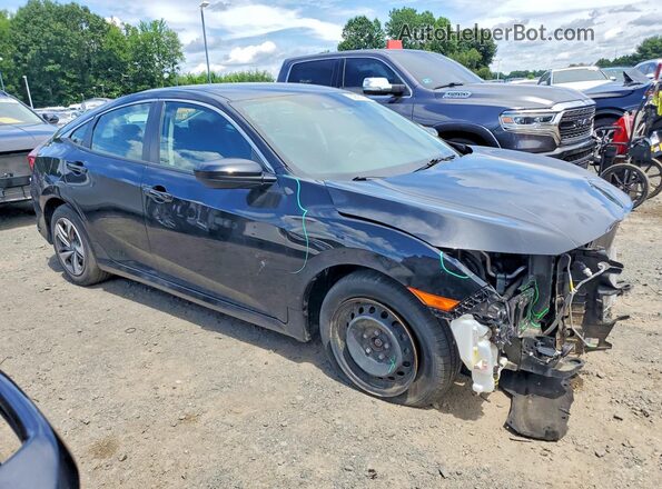 2HGFC2F63MH518826 2021 HONDA CIVIC Black წინა მარჯვენა