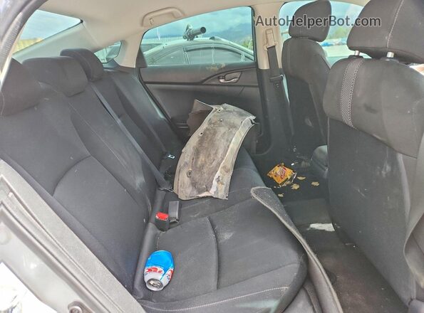 2HGFC2F63MH539224 2021 HONDA CIVIC Silver უკანა სავარძლების ხედი