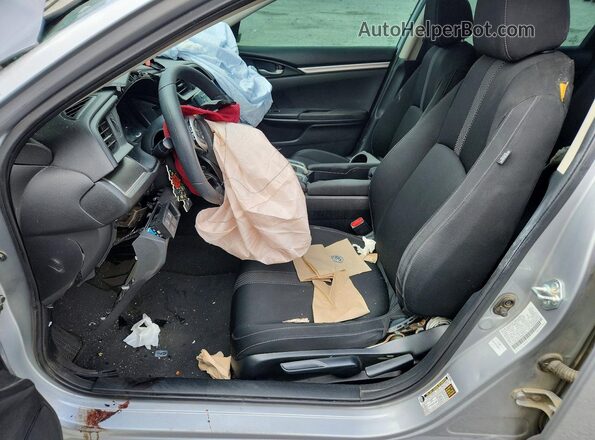 2HGFC2F63MH539224 2021 HONDA CIVIC Silver წინა სალონის ხედი