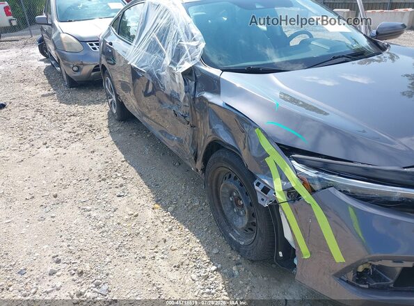 2HGFC2F63MH555648 2021 HONDA CIVIC Gray Դիմացի տեսք