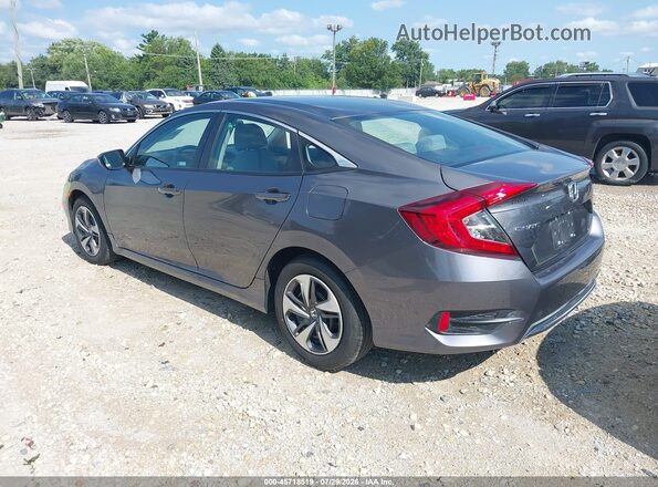 2HGFC2F63MH555648 2021 HONDA CIVIC Gray Հետևի ձախ