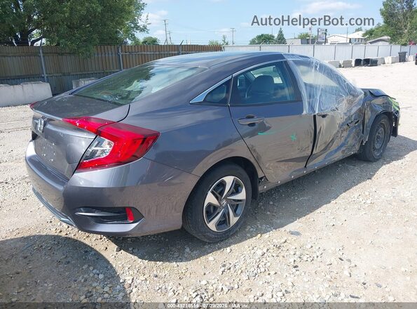 2HGFC2F63MH555648 2021 HONDA CIVIC Gray Հետևի աջ