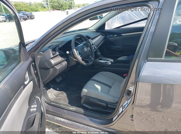 2HGFC2F63MH555648 2021 HONDA CIVIC Gray Սալոնի դիմացի տեսք