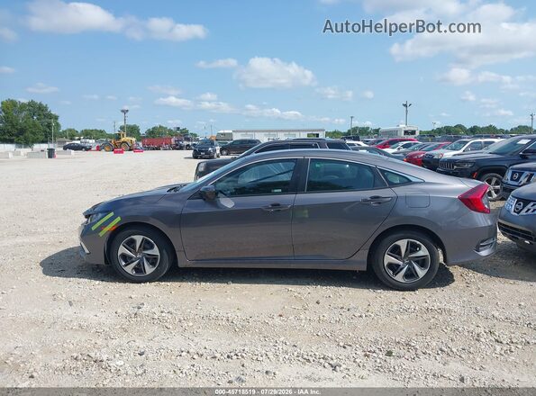 2HGFC2F63MH555648 2021 HONDA CIVIC Gray Սալոնի 360 աստիճան տեսք