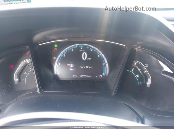 2HGFC2F63MH558713 2021 HONDA CIVIC Black Widok tylnych siedzeń