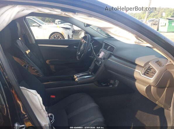 2HGFC2F63MH558713 2021 HONDA CIVIC Black Widok wnętrza z przodu
