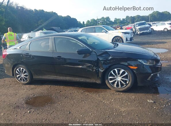 2HGFC2F63MH558713 2021 HONDA CIVIC Black Widok wnętrza z tyłu