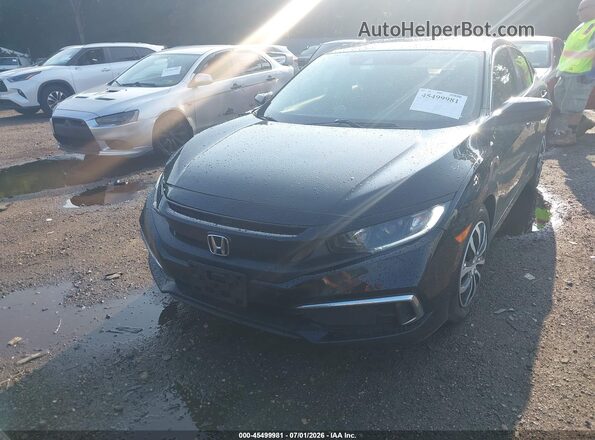 2HGFC2F63MH558713 2021 HONDA CIVIC Black Widok zestawu wskaźników