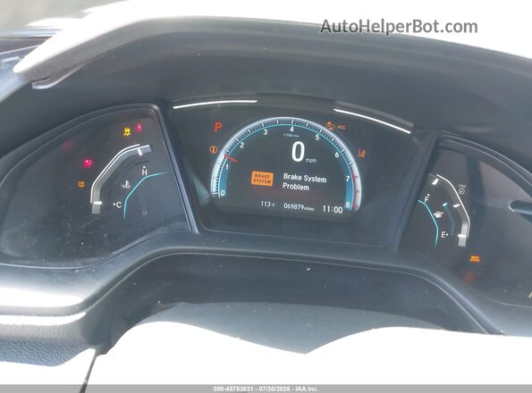 2HGFC2F63MH560140 2021 HONDA CIVIC Blue Вид задніх сидінь